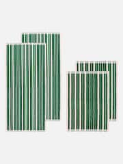 Marimekko Set of 4 Green Raide Towels PCS - Image 1 of 1