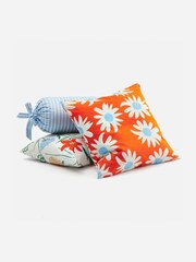 Marimekko Orange Rakastaa Ei Rakasta Cushion Cover - Image 1 of 2