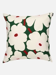 Marimekko Green P. Unikko Cushion Cover - Image 1 of 1