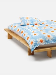 Marimekko Blue Rakastaa Eirakasta Pattern Duvet Cover - Image 1 of 2