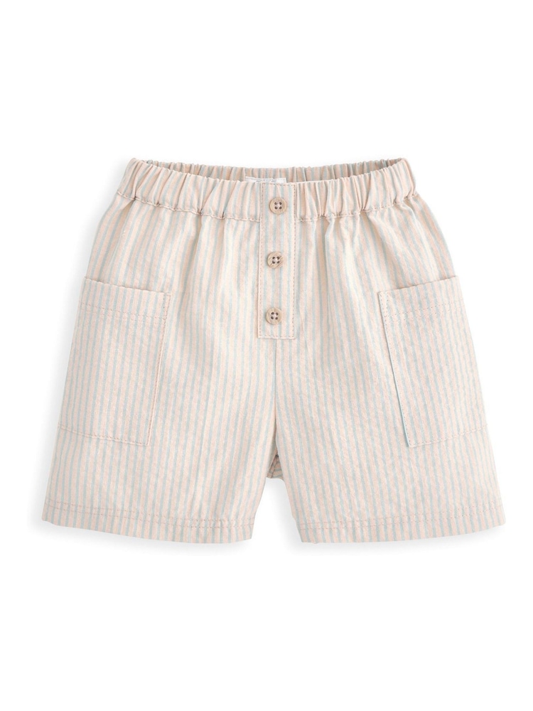 Mamas & Papas Blue Sun Top & Stripe Shorts Set - Image 3 of 3