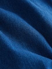 Dark Blue Maternity Wide Leg Denim Leggings - Image 10 of 10