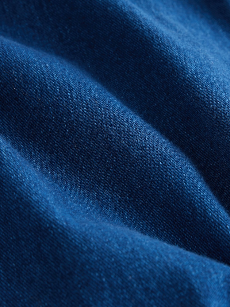 Dark Blue Maternity Wide Leg Denim Leggings - Image 10 of 10