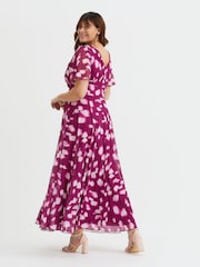 Scarlett & Jo Mulberry Isabelle Float Sleeve Maxi Dress - Image 4 of 4