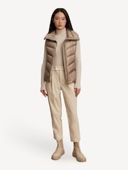 Varley Simply Taupe Bextor Lightweightdown Gilet - Image 4 of 6