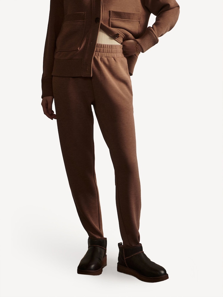 Varley Brown The Slim Zip Hem Joggers - Image 1 of 7 Varley Brown The Slim Zip Hem Joggers - Image 1 of 7