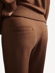 Varley Golden Bronze Marl The Slim Zip Hem Joggers - Image 6 of 7