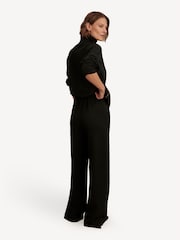 Varley Black The Extra Wide Leg Joggers - Image 4 of 7
