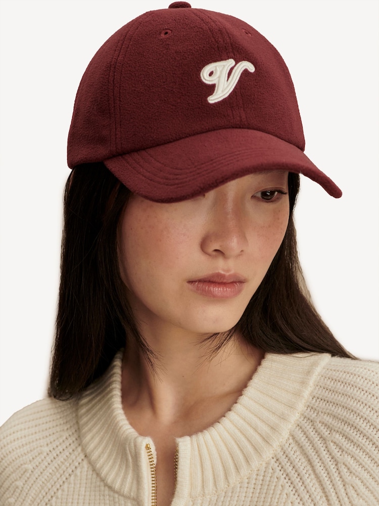 Varley Red Raina Fleece Cap - Image 2 of 4