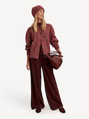 Varley Red Patricia Rib Cardigan - Image 9 of 11