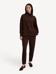 Varley Brown Barker High Neck Sweatshirt - Image 3 of 7