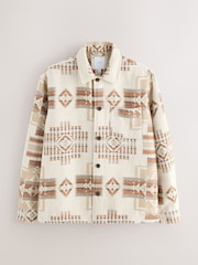 Ecru Navajo Style Shacket - Image 1 of 4