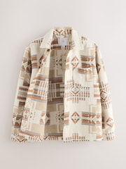 Ecru Navajo Style Shacket - Image 2 of 4