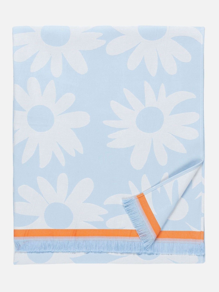 Marimekko Blue Rakastaa Ei Hamam Towel - Image 4 of 4