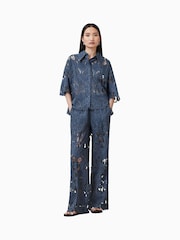 Azul - Pantalones adornados Charli de AllSaints - Imagen 2 de 8
