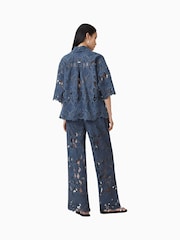 Azul - Pantalones adornados Charli de AllSaints - Imagen 3 de 8