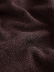 Chocolate Brown Half Zip Knitted Jumper - Image 2 of 3
