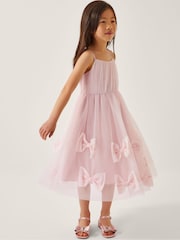 Monsoon Pink Irene Bow Tulle Party Dress - Image 1 of 3