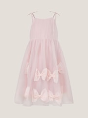 Monsoon Pink Irene Bow Tulle Party Dress - Image 2 of 3