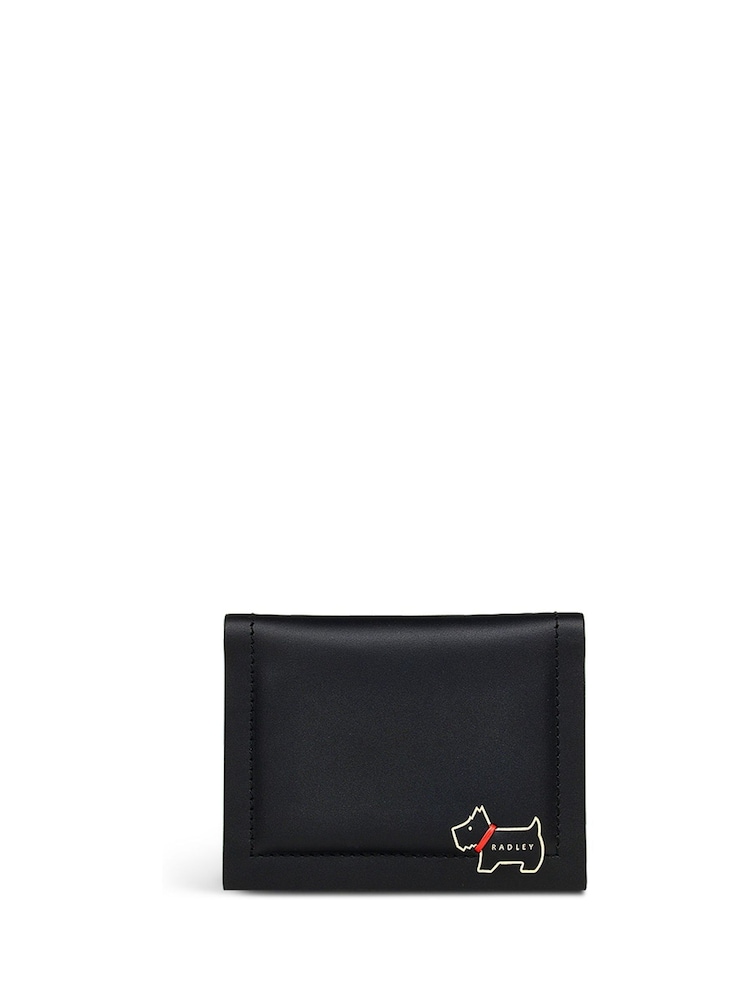 Radley Small Heritage Lane Black Card Holder - Image 1 of 2