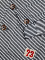 Monsoon Grey Pinstripe Shacket - Image 3 of 3