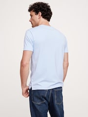 Banana Republic Blue Luxury-Touch T-Shirt - Image 2 of 4