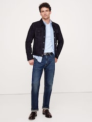 Banana Republic Blue Luxury-Touch T-Shirt - Image 3 of 4