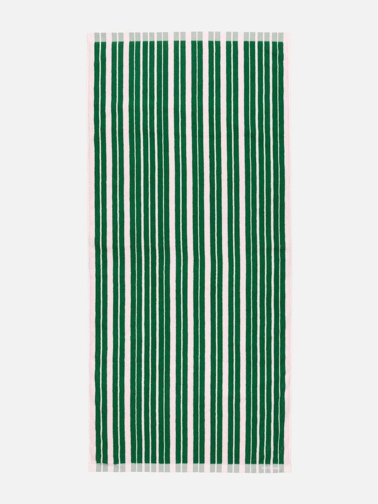 Marimekko Green Raide Towel - Image 2 of 2
