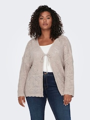 Cardigan ONLY Curve Crochet com amarração frontal - Imagem 3 de 7