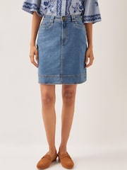 Monsoon Cecelia Denim Mini Skirt - Image 3 of 4