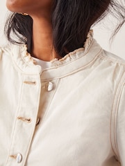 Denim Jachetă cu volane Monsoon Louisa - Image 4 of 6
