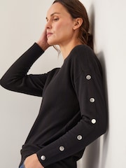 Monsoon Black Bria Batwing Sweater - Image 4 of 4