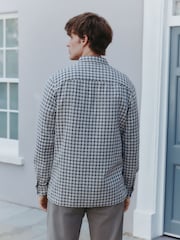 Ecru Twin Pocket Long Sleeve Check Shirt - Image 3 of 15