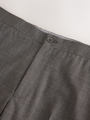 Brown Signature Smart Check Trousers With Wool - Image 10 of 12