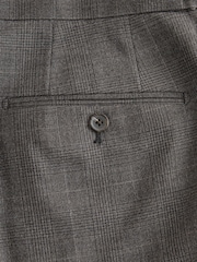 Brown Signature Smart Check Trousers With Wool - Image 11 of 12