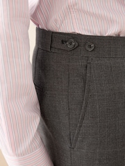 Brown Signature Smart Check Trousers With Wool - Image 7 of 12