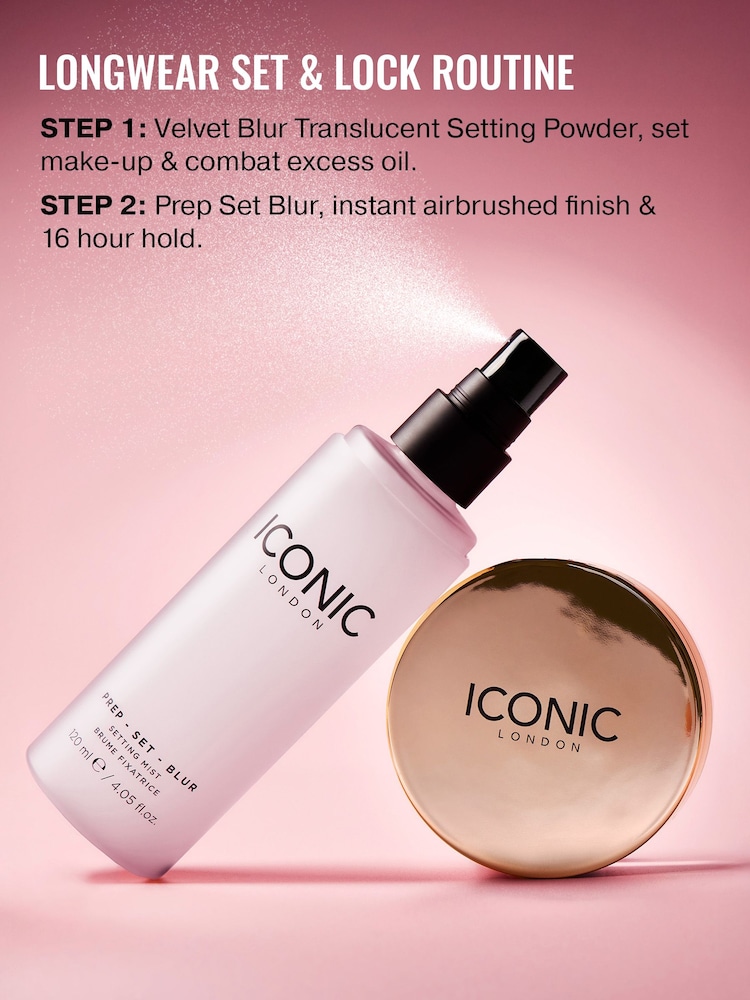ICONIC London Prep Set Blur Makeup Setting Spray Full Size - Image 9 of 9 ICONIC London Prep Set Blur Makeup Setting Spray Full Size - Image 9 of 9