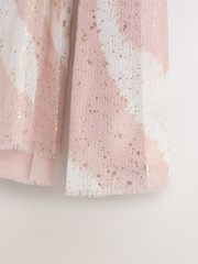 Rožnata marmorna folija - Lahek šal - Slika 8 iz 8