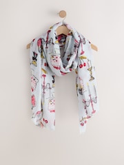 Birthday Party Icons Print Lightweight Scarf - Image 1 of 3