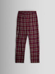 JoJo Maman Bébé Red Mens Classic Check Christmas Pyjamas Set - Image 5 of 6