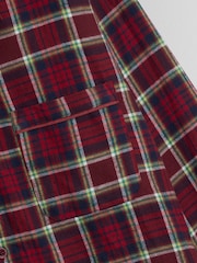 JoJo Maman Bébé Red Mens Classic Check Christmas Pyjamas Set - Image 6 of 6
