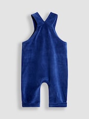 JoJo Maman Bébé Blue Peter Rabbit™ Velour Dungaree Set - Image 3 of 6