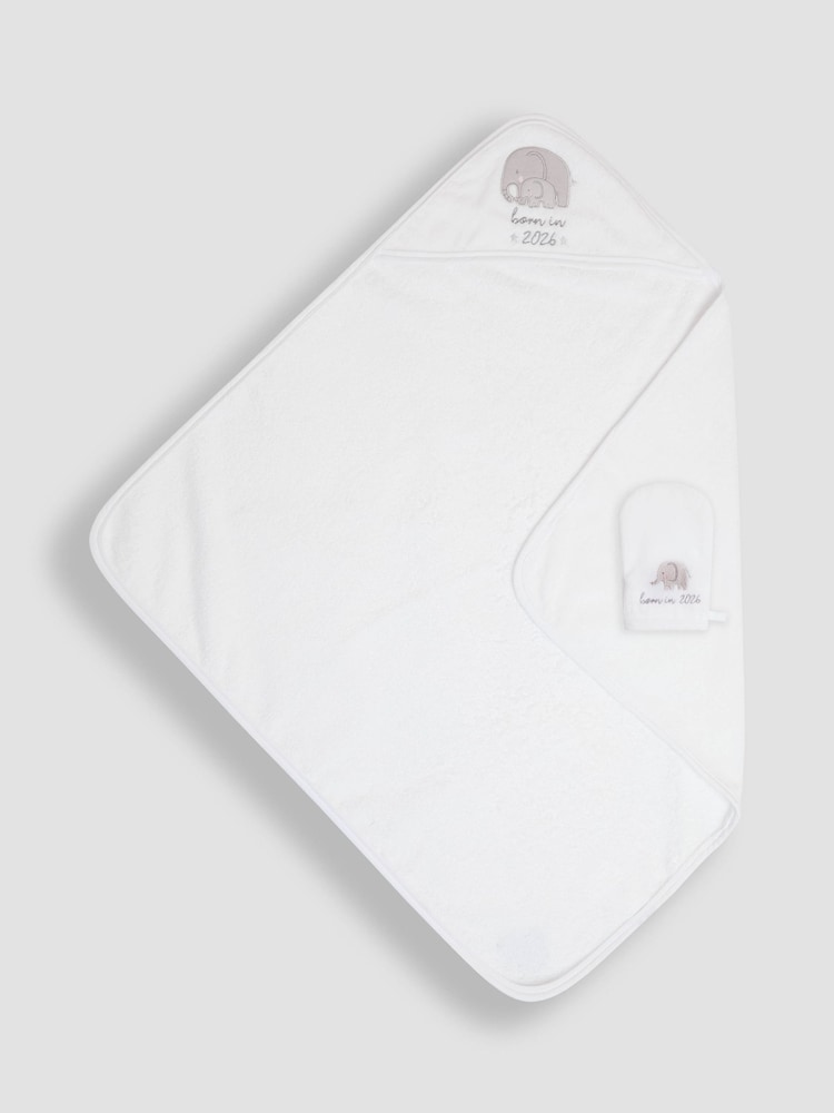 JoJo Maman Bébé Light Grey Towel - Image 1 of 5 JoJo Maman Bébé Light Grey Towel - Image 1 of 5