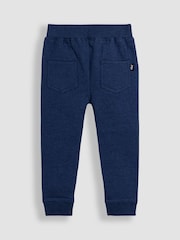 JoJo Maman Bébé Navy Blue 2-Pack Appliqué Knee & Plain Joggers - Image 3 of 6
