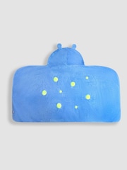 JoJo Maman Bébé Blue Monster Large Hooded Towel - Image 4 of 5
