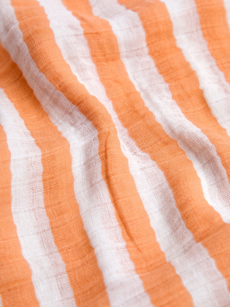 JoJo Maman Bébé Bold Stripe Extra Large Muslin - Image 3 of 3 JoJo Maman Bébé Bold Stripe Extra Large Muslin - Image 3 of 3