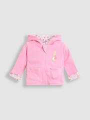JoJo Maman Bébé Pink 3-Piece Hoodie, Jogger & Body Set - Image 2 of 11