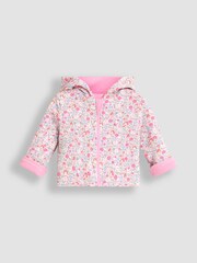 JoJo Maman Bébé Pink 3-Piece Hoodie, Jogger & Body Set - Image 4 of 11
