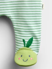 JoJo Maman Bébé Green Sleepsuit - Image 3 of 5