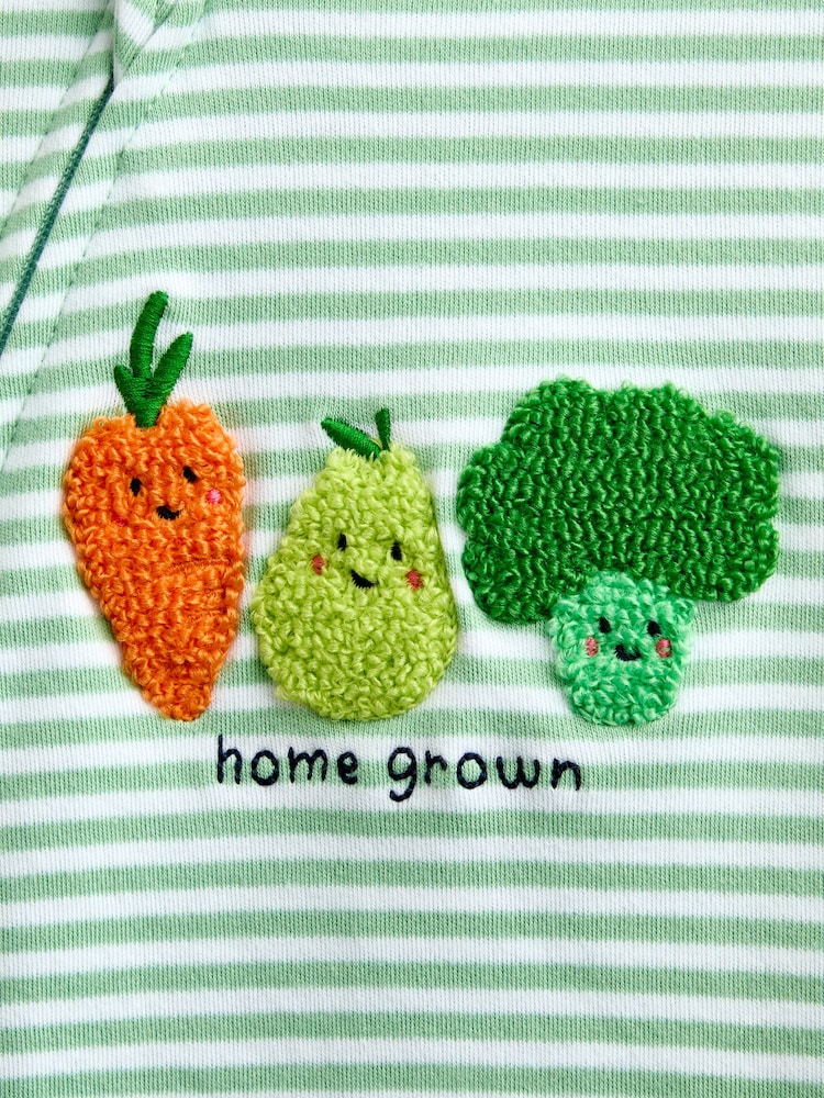JoJo Maman Bébé Green Sleepsuit - Image 5 of 5